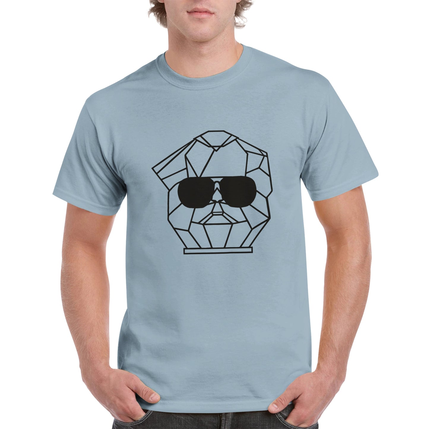 Schweres Unisex T-Shirt mit Rundhalsausschnitt