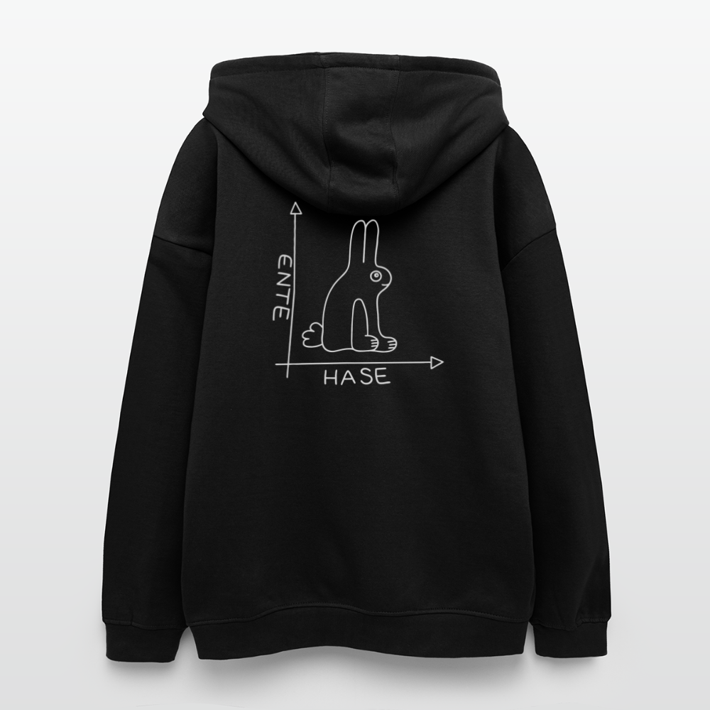 Oversized Unisex Hoodie - Schwarz