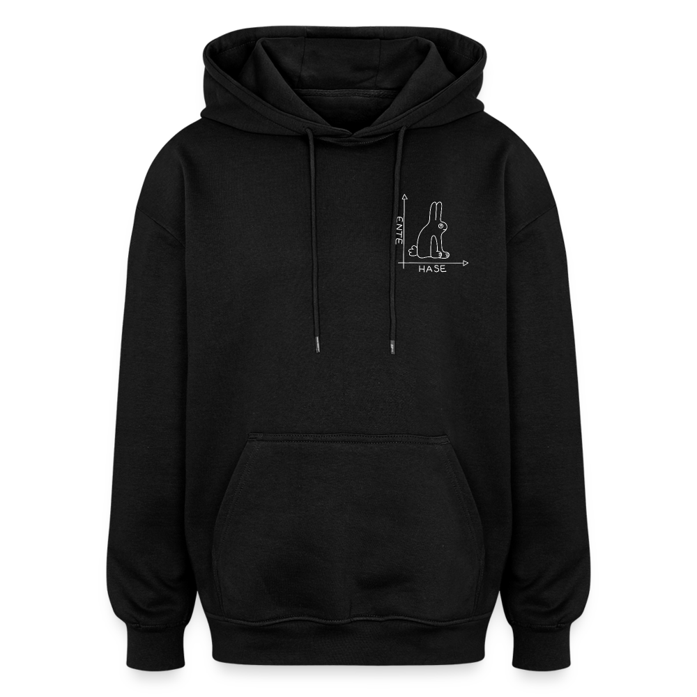 Oversized Unisex Hoodie - Schwarz