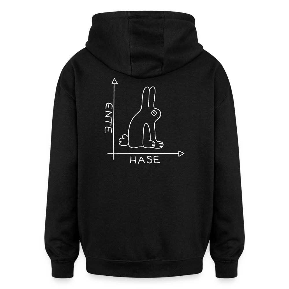 Oversized Unisex Hoodie - Schwarz