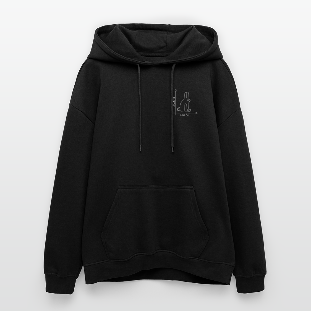 Oversized Unisex Hoodie - Schwarz