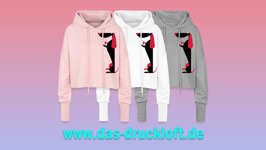 Cropped Dackel Hoodie