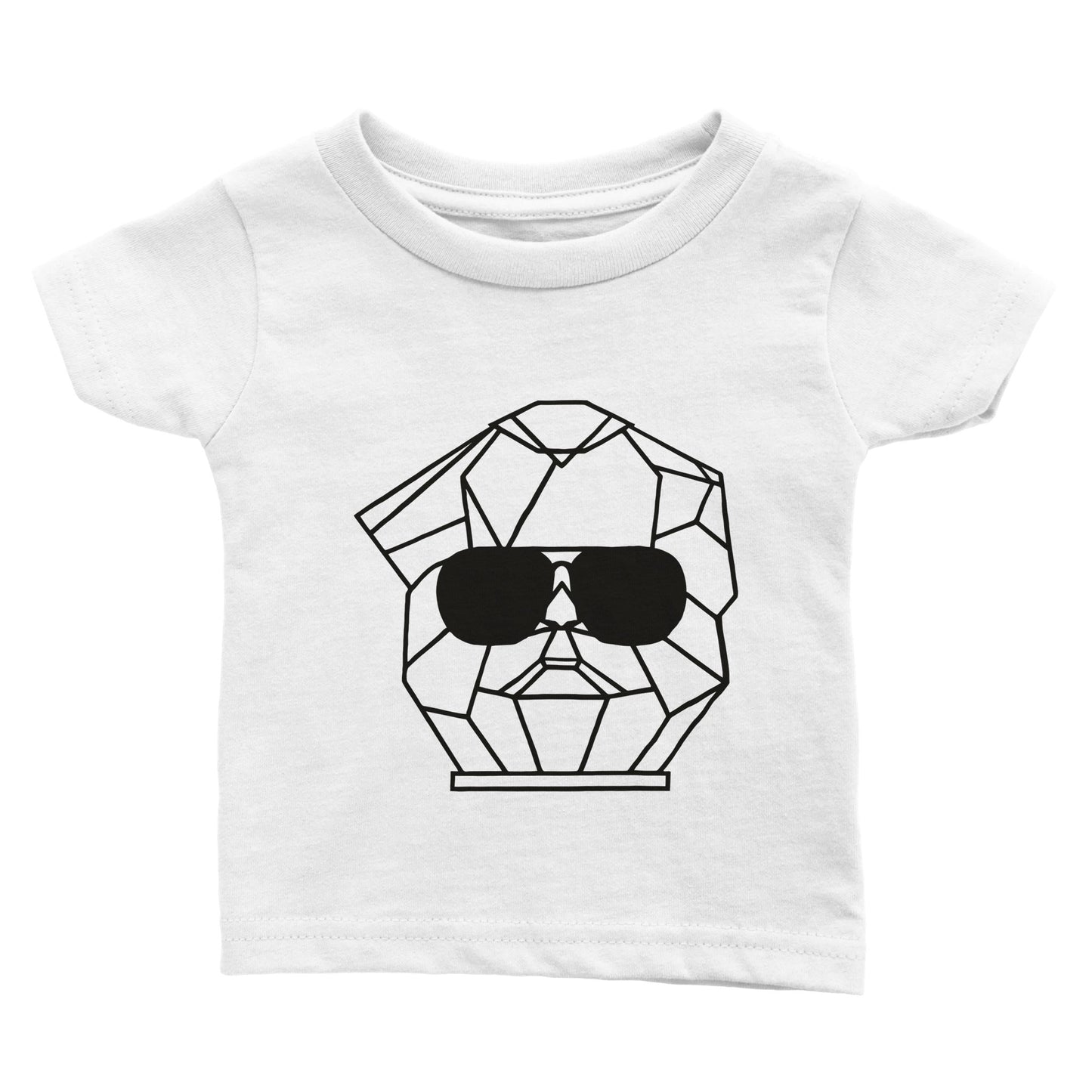 Klassisches Baby-T-Shirt mit Rundhalsausschnitt