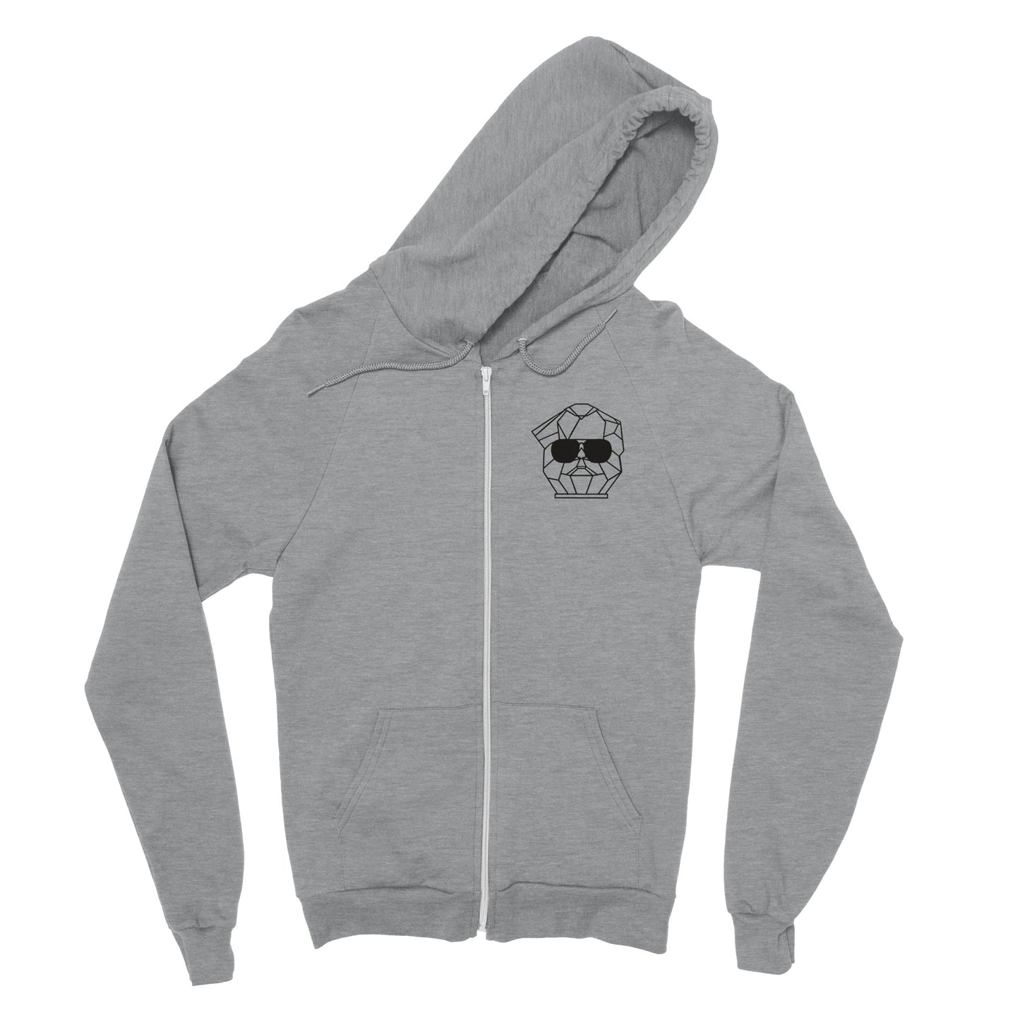 Klassischer Unisex Zip-Hoodie