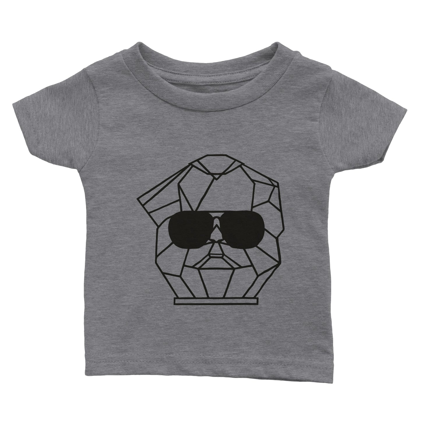 Klassisches Baby-T-Shirt mit Rundhalsausschnitt